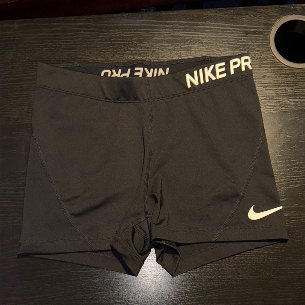 Nike Black Athletic Shorts Compression Fit
